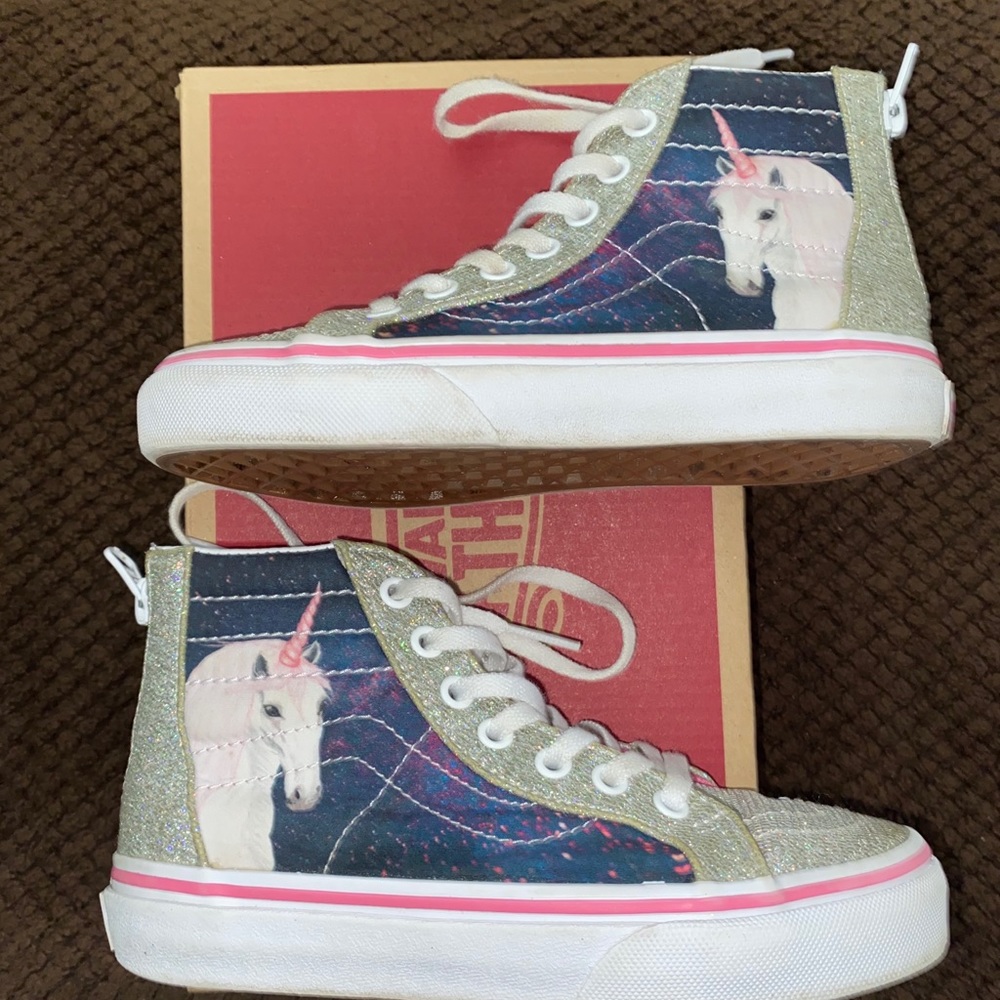 Girls unicorn vans